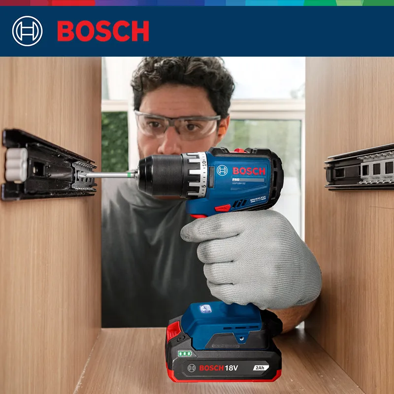 Brushless Cordless Electric Drill 18V - Furadeira e Parafusadeira Sem Fio BOSCH