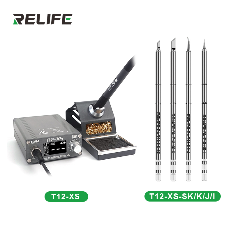 Digital Soldering Station T12 - Gvm T12-XS display digital temperatura ajustável
