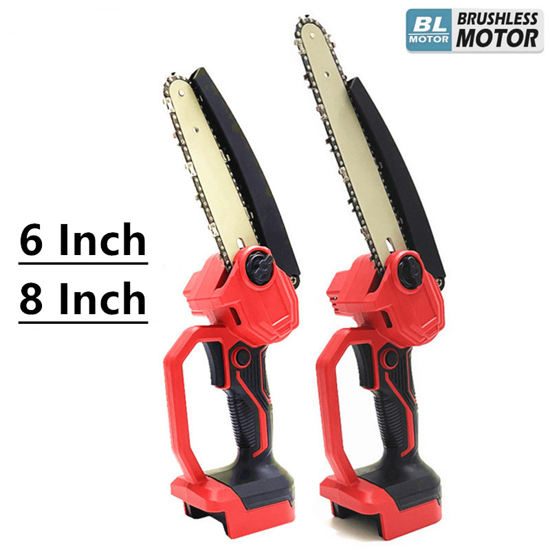 Para milwaukee 18v bateria 6/8 - Mini Electric Chainsaw 6 Inch avaliação e preço