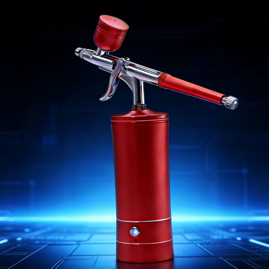 Aerógrafo portátil recarregáve - Airbrush Kit With Mini Compressor avaliação e preço