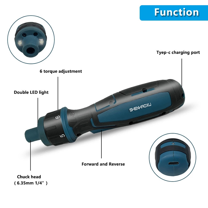 Chave De Fenda Elétrica Sem Fi - Electric Screwdriver Rechargeable Usb avaliação e preço