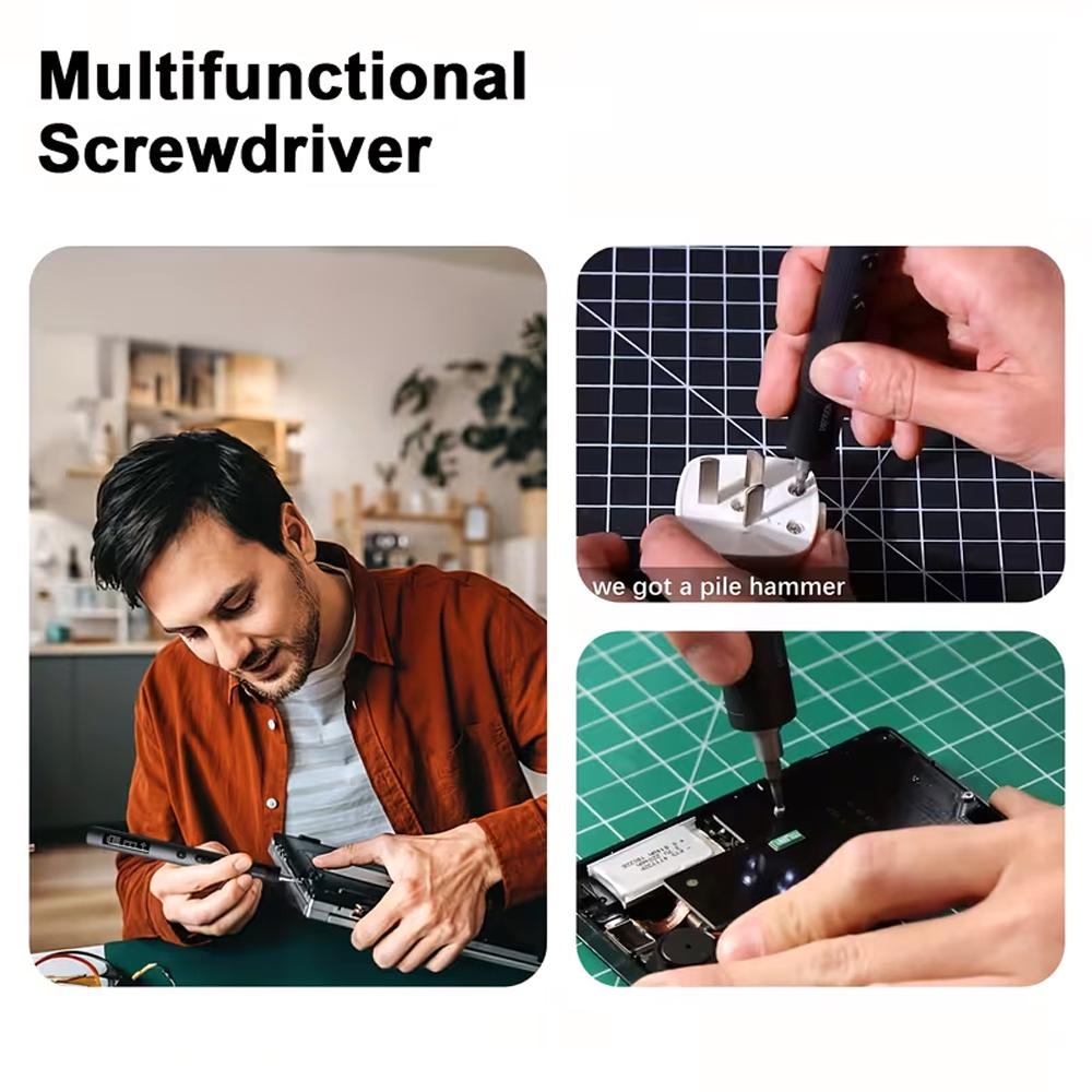 Conjunto de Chave de Fenda Elé - Electric Screwdriver Rechargeable Usb avaliação e preço